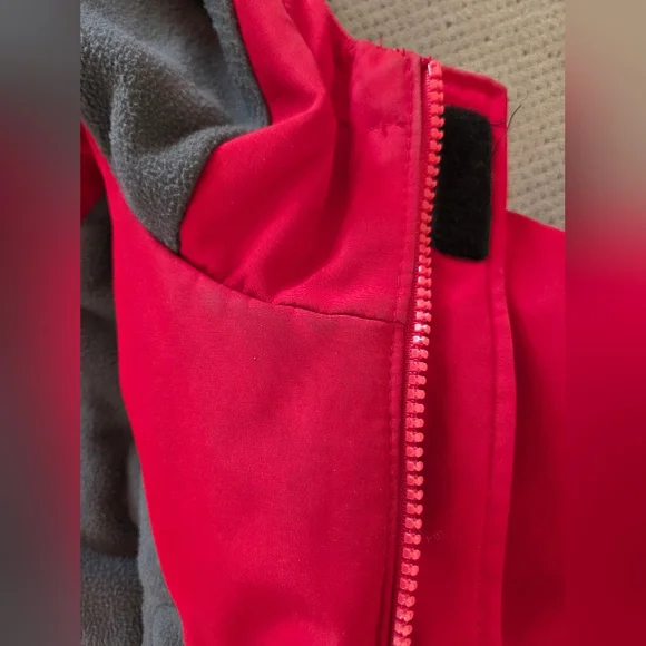 Wisconsin Badgers Jacket Mens M Adidas Clima Proof Winter Parka Insulated Team